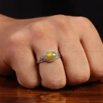 انگشتر اوپال مردانه کد 29458