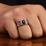 انگشتر اوپال مردانه کد 29468