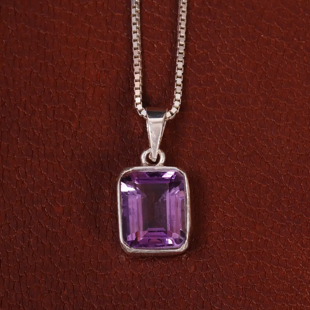 گردنبند آمیتیست زنانه کد 29706