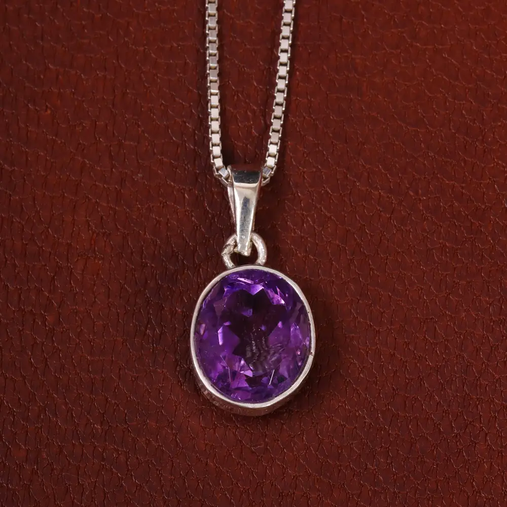 گردنبند آمیتیست زنانه کد 29710