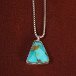 گردنبند فیروزه زنانه کد 29722