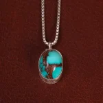 گردنبند فیروزه زنانه کد 29725