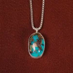 گردنبند فیروزه زنانه کد 29742