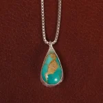 گردنبند فیروزه زنانه کد 29744