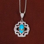 گردنبند فیروزه زنانه کد 29749