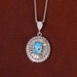 گردنبند فیروزه زنانه کد 29767