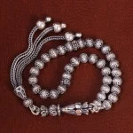 تسبیح نقره کد 29773