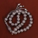 تسبیح نقره کد 29775
