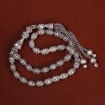تسبیح نقره کد 29777