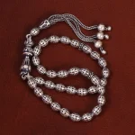 تسبیح نقره کد 29778