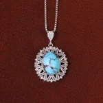 گردنبند فیروزه زنانه کد 29894
