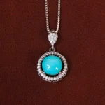 گردنبند فیروزه زنانه کد 29901