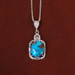 گردنبند فیروزه زنانه کد 29904