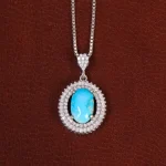 گردنبند فیروزه زنانه کد 29907