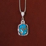 گردنبند فیروزه زنانه کد 29922