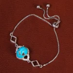 دستبند فیروزه زنانه کد 29938