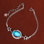 دستبند فیروزه زنانه کد 29947