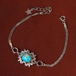 دستبند فیروزه زنانه کد 29948