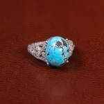 انگشتر فیروزه شجری زنانه کد 29969