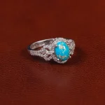 انگشتر فیروزه شجری زنانه کد 30301