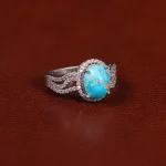 انگشتر فیروزه شجری زنانه کد 30317