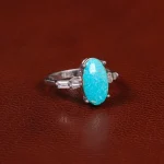 انگشتر فیروزه شجری زنانه کد 30318