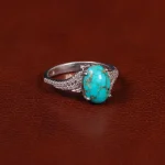 انگشتر فیروزه شجری زنانه کد 30330