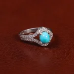 انگشتر فیروزه شجری زنانه کد 30335