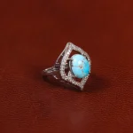 انگشتر فیروزه شجری زنانه کد 30356