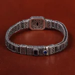 دستبند فیروزه مردانه کد 29633