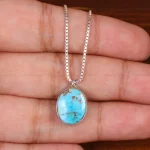 گردنبند فیروزه زنانه کد 29712