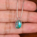 گردنبند فیروزه زنانه کد 29714