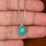 گردنبند فیروزه زنانه کد 29717