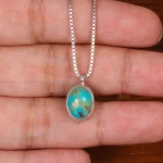 گردنبند فیروزه زنانه کد 29718