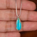 گردنبند فیروزه زنانه کد 29723