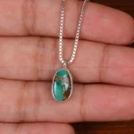 گردنبند فیروزه زنانه کد 29724