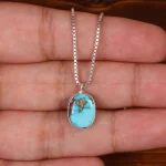 گردنبند فیروزه زنانه کد 29733