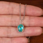 گردنبند فیروزه زنانه کد 29737