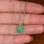 گردنبند فیروزه زنانه کد 29744