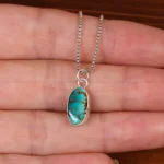 گردنبند فیروزه زنانه کد 29745