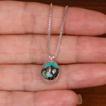 گردنبند فیروزه زنانه کد 29746