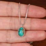 گردنبند فیروزه زنانه کد 29747