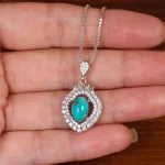 گردنبند فیروزه زنانه کد 29765