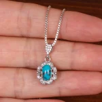 گردنبند فیروزه زنانه کد 29768