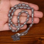 تسبیح نقره کد 29780