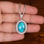 گردنبند فیروزه زنانه کد 29877