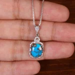 گردنبند فیروزه زنانه کد 29904