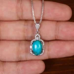 گردنبند فیروزه زنانه کد 29905