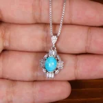 گردنبند فیروزه زنانه کد 29924