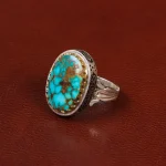 انگشتر فیروزه شجری مردانه کد 29930